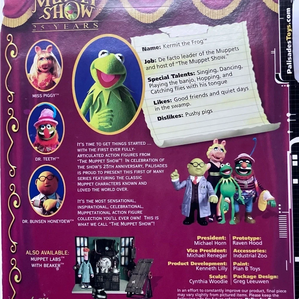 The Muppet Show Kermit the Frog Action Figure - Green